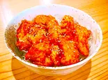 ヤンニョムチキン丼（【宅配どんぶり】 丼市場）