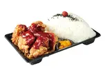 赤辛からあげ弁当（大阪ドカ盛りマンモス弁当 堺北花田店）