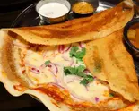 オニオンチーズドーサ Onion Cheese Dosa（エリックサウス西天満店）