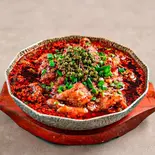川香水煮嫩牛肉,四川風牛肉煮込み,Sichuan-Style Boiled Beef in Spicy Broth（麻布十川）