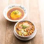 サバ醤油そば+半天津飯（元祖 吉田商店）