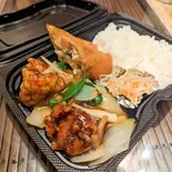 角鹿チャイナボックス(鶏肉の甘酢)  ディナー（中華酒家飯店 角鹿）