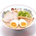 【半生麺使用】味付煮卵こってりラーメン（天下一品 半生麺 平間店）