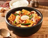 ✨〚★ヘルシーピリ辛鍋〛スンドゥブチゲ＆ライスセット Sundubu-jjigae＆Rice（Mr.チキン 戸田店）