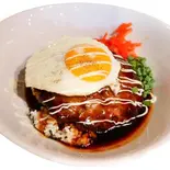 ロコモコ丼（有機野菜とお肉のABステーキ）
