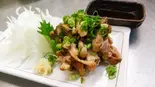 タタキ(カボスポン酢)（薩摩地鶏と地酒のお店 地鶏亭 仁）