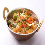 ビンディーマサラセット Bhindi Masala Set（アジアンレストランプージャ）