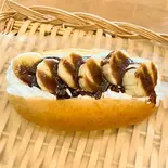 生クリームのチョコバナナ（ふわこっぺ尼崎西難波店）