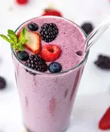 ミックスベリーラッシー Mix berry lassi(インディアンパレス大島支店)