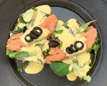 サーモンコンフィベネディクト Salmon1 Confit Benedict(BONDI CAFE)