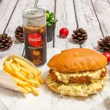 フィレオコロッケバーガーセット（バーガーキンボシお花茶屋店）