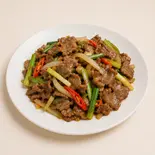 羊肉の沙茶醤炒め（台湾木片弁当）