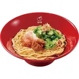 かつお節オクラ梅おろしそば Cold Soba w/Pickled Plum, Grated Radish, Okra & Bonito Flakes（なか卯 阪急桂駅東口店）