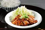 名物！旨辛味噌ぶたバラ定食（十勝帯広豚丼 三代目ぶた広 西新店）