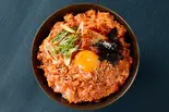 ねぎとろユッケ丼 Negitoro Yukhoe Bowl（ネギトロ＆海鮮ユッケ丼 ととたま 西新井店）