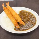 大エビフライカレー（らーめん優月）