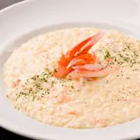 蟹の濃厚クリームリゾット（SALON AKARI）