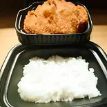 【自家製ソース使用】厚豚カツと白いご飯（旨いもの家 あづま）
