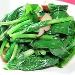 小松菜と椎茸の炒め(中華料理西遊記 成増店)