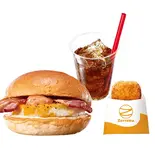【モーニングセット】ベーコンエッグサンド Bacon Egg Sandwich Set（ゼッテリア ZETTERIA 福岡新天町店）