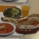 チキンカレーセット Chicken Curry Set（カリスマ）
