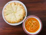 NEW[期間限定]チ-ズナンとカレーセットcheese Nan curry set（インド料理＆バー サッカール）