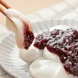 白玉 あんこもち sticky rice balls bean jam（金星 ヴィーナス ビューティアサイーフルーツボウル Venus beauty Acai fruit-bowl 北千住店）