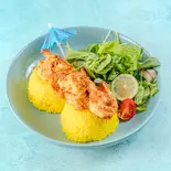 ガーリックシュリンププレート Garlic Shrimp Plate（ラザンの台所）