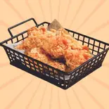 オリジナルフライドチキン(骨なし)（小馋猫烤肉拌饭(シャオチャンマオビビンバ)）