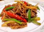 牛ハチノスのピリ辛炒め(味四川 四川ダイニング)