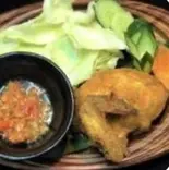 Ayam goreng lalapan(骨付きチキンからあげ)（Dapoer indonesia~インドネシアの台所~）