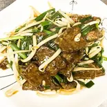 豚のレバとニラ炒め（点心楼 台北）