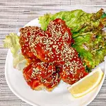 ヤンニョムチキン(並盛)5個入り（大分からあげわん 鴫野西店）