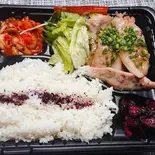 国産豚 豚トロ塩ダレ弁当（浜焼き 海鮮 焼肉 明月苑 hamayaki kaisen yakiniku meigetuen）