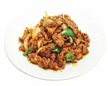 羊肉の炒め物クミン風味(口福 食彩雲南 過橋米線)