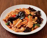 豚肉と玉子青菜木耳炒め(中国酒家十年)