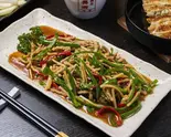 青椒牛肉絲(御飯付き)（西安刀削麺 匠心）