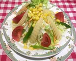 ヤングコーンサラダ Young corn salad（シブシャンカル 七隈店）