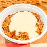 ランチキーマカレーチーズソースがけ（KitchenBarぐりむ）