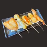 揚げ魚串盛り合わせ（魚串さくらさく 人形町店）