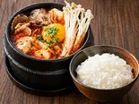 キムチチゲセット（ソウルサムギョプサル）