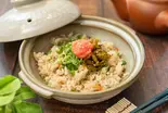 【最強の組み合わせ】高菜明太鶏釜飯（健康応援食〜釜飯日和〜もぐら大正店）
