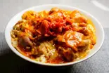 人気No.2 鶏だくキムチの親子丼(鶏 120g) kimchi Oyako-don (120g chicken)(【出汁の親子丼】鶏ヶ屋(TORIGAYA)~相模原本店~)