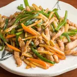 ピーマンと肉細切り炒め Sliced Bell Peppers & Meat Stir-Fry(台湾料理 有香園)