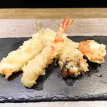 おまかせ海鮮天ぷら5点盛合せ(おいしい 富士屋)
