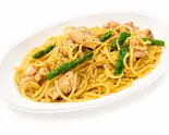 【大盛り】鶏肉とアスパラの塩パスタ（わいわいキッチン ちび丸）