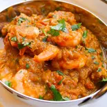 シーフードカレーセット(シーフードカレー、ラッシー、サラダ、ナンかライス)(NAMASTE HIMAL)