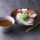 蕎麦屋のヒレカツ出汁カレーつけ蕎麦(北新地そば蕎斬)