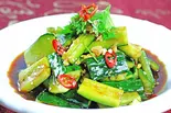 タタキ胡瓜（中華料理 梦園）