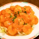 大エビのチリソース煮(栄華楼 本館)